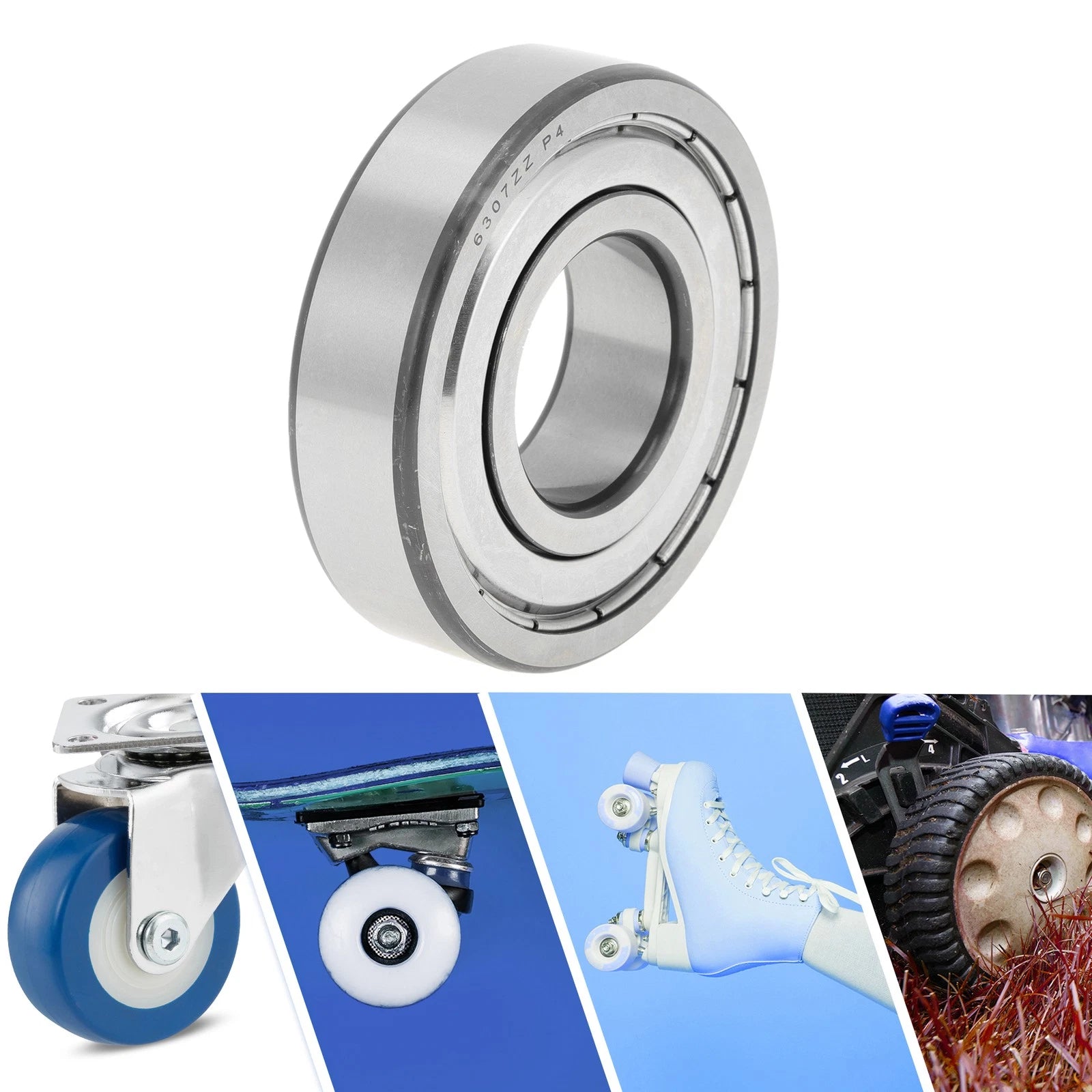 6307ZZ Deep Groove Ball Bearing P4 for Scooter Skateboard Wheel (1 Pc)