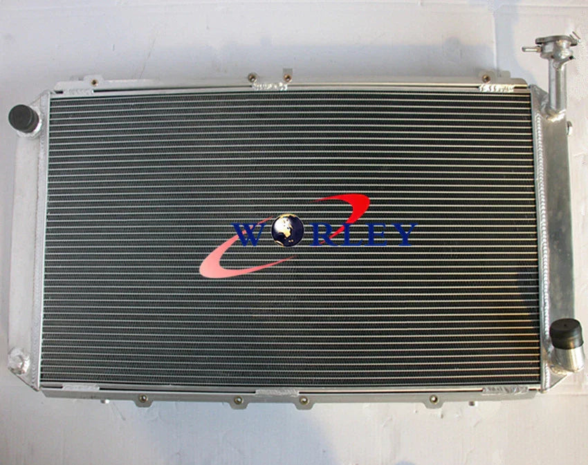 3 Row Aluminum Radiator + 2 Fans for Nissan Patrol Y60 4.2L (87-97)