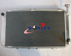 3 Row Aluminum Radiator + 2 Fans for Nissan Patrol Y60 4.2L (87-97)