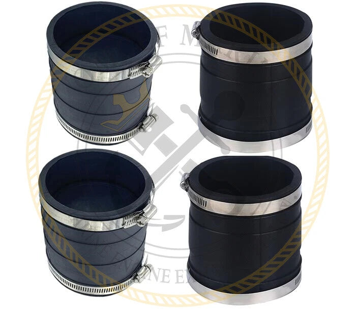 Lower and Elbow Upper Exhaust Hose for OMC Sterndrive 5.7/7.4/7.5/8.2L (0913405/592)