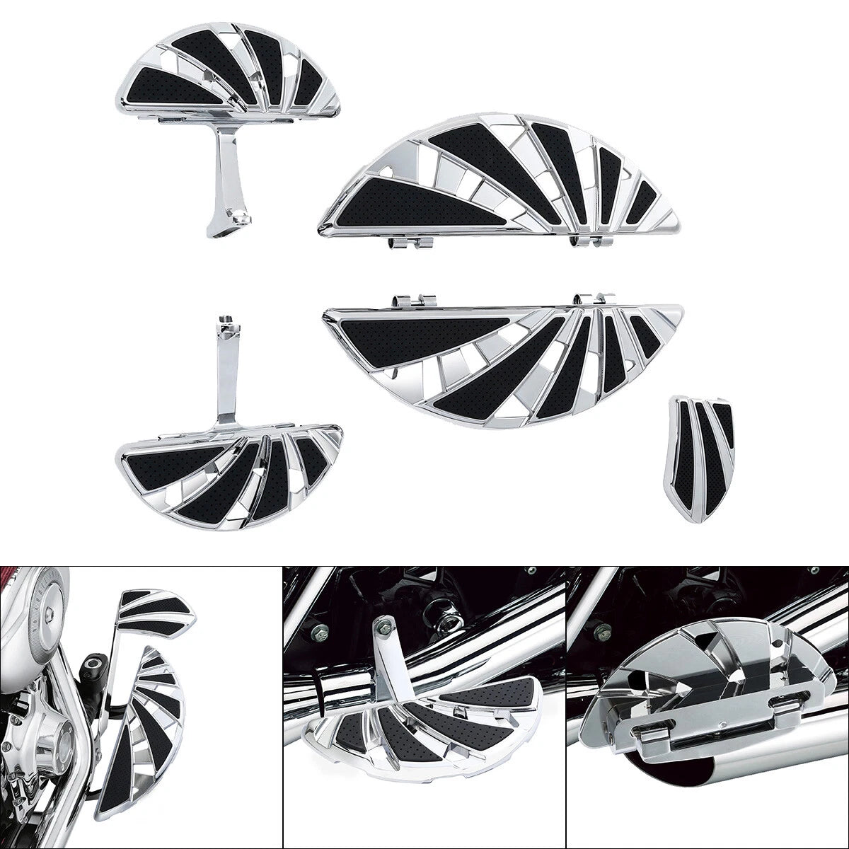 Footboard Brake Pedal Pegs for Harley Road Glide (1993–2025)