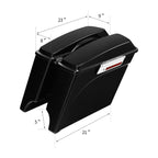 Extended Hard Saddlebags & Conversion Brackets for Harley Softail (1984–2017)