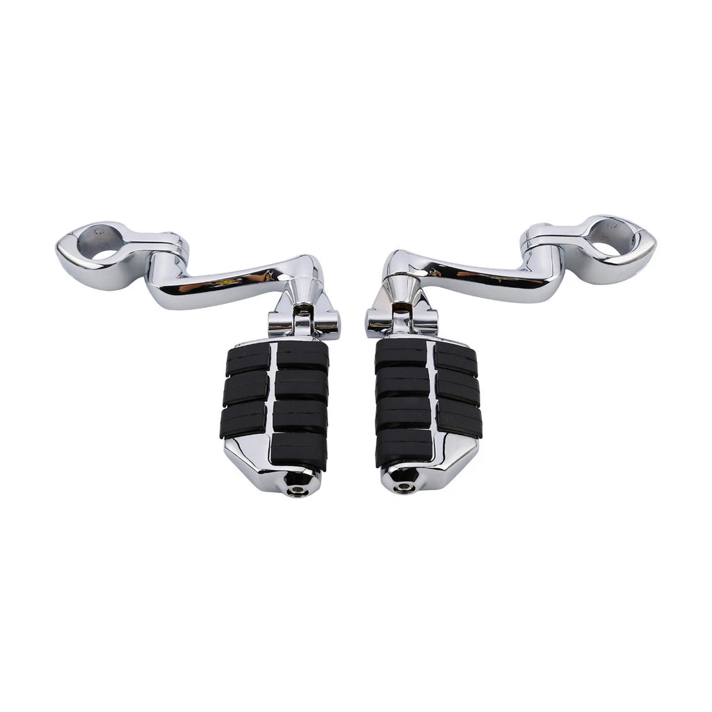 1-1/4" Long Highway Foot Pegs for Harley Touring (Universal)