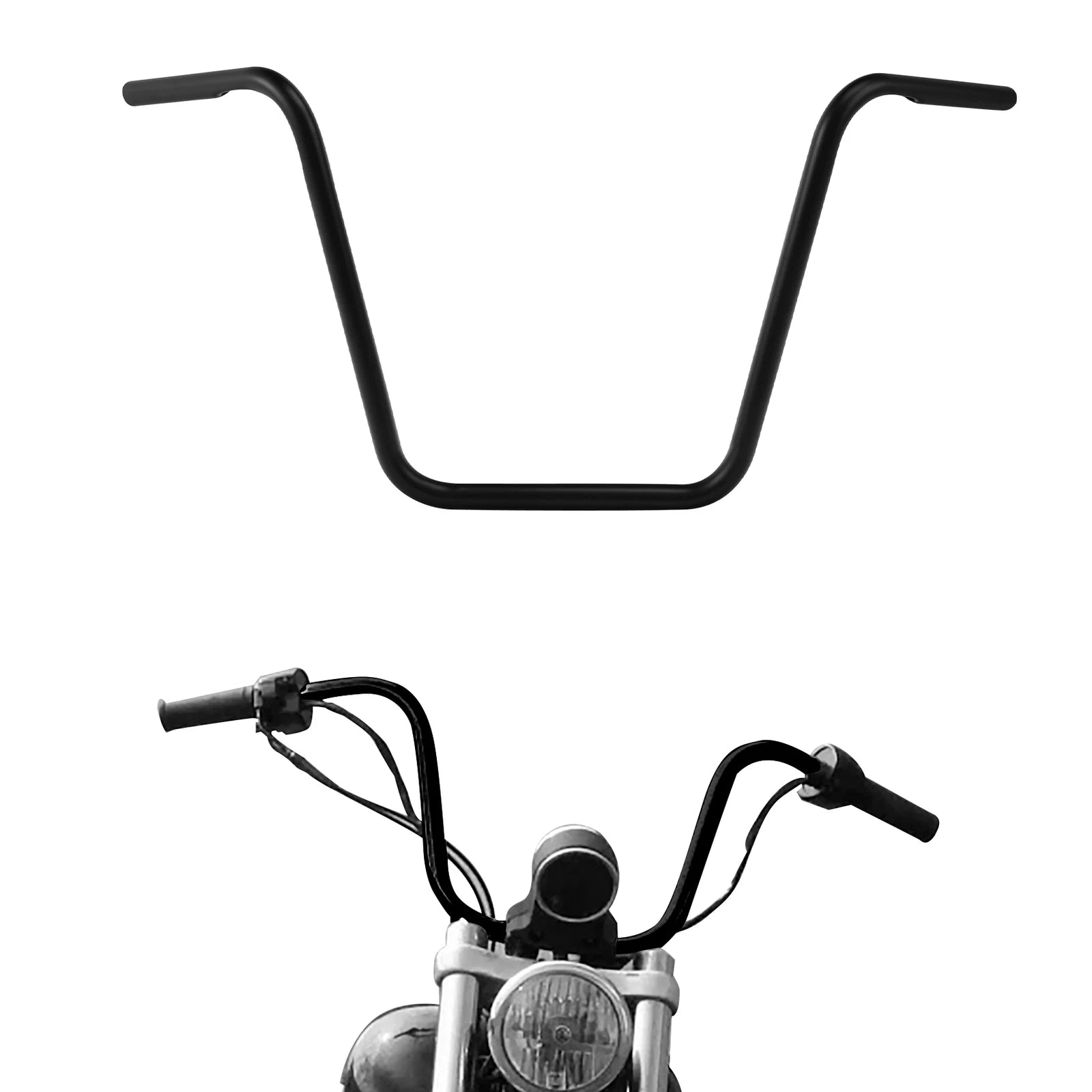 16" Rise Ape Hanger Handlebar for Harley Softail Dyna Sportster Touring