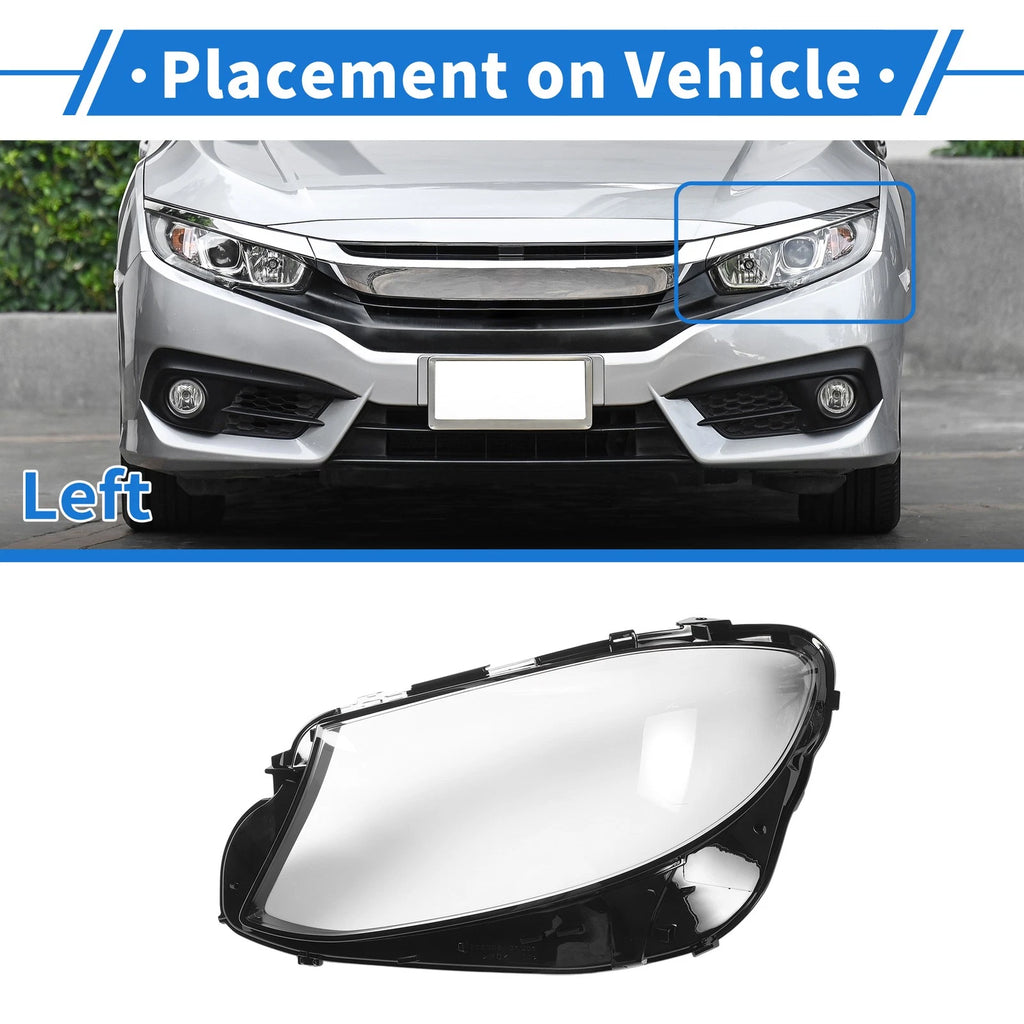 Headlight Lens Cover for Mercedes-Benz E-Class (2016–2021)