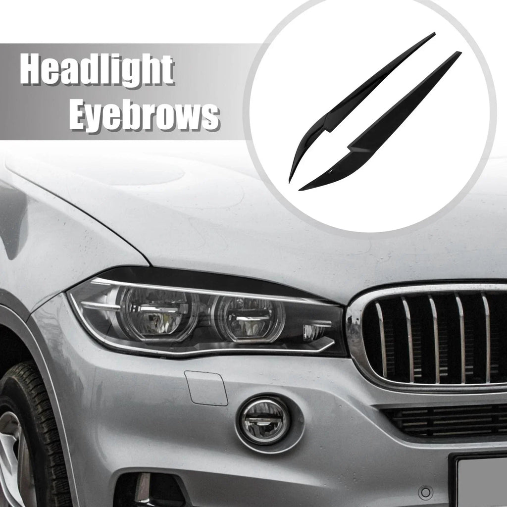 1 x Pair Headlight Eye Lid Cover Decoration Styling Sticker for BMW X5 X6