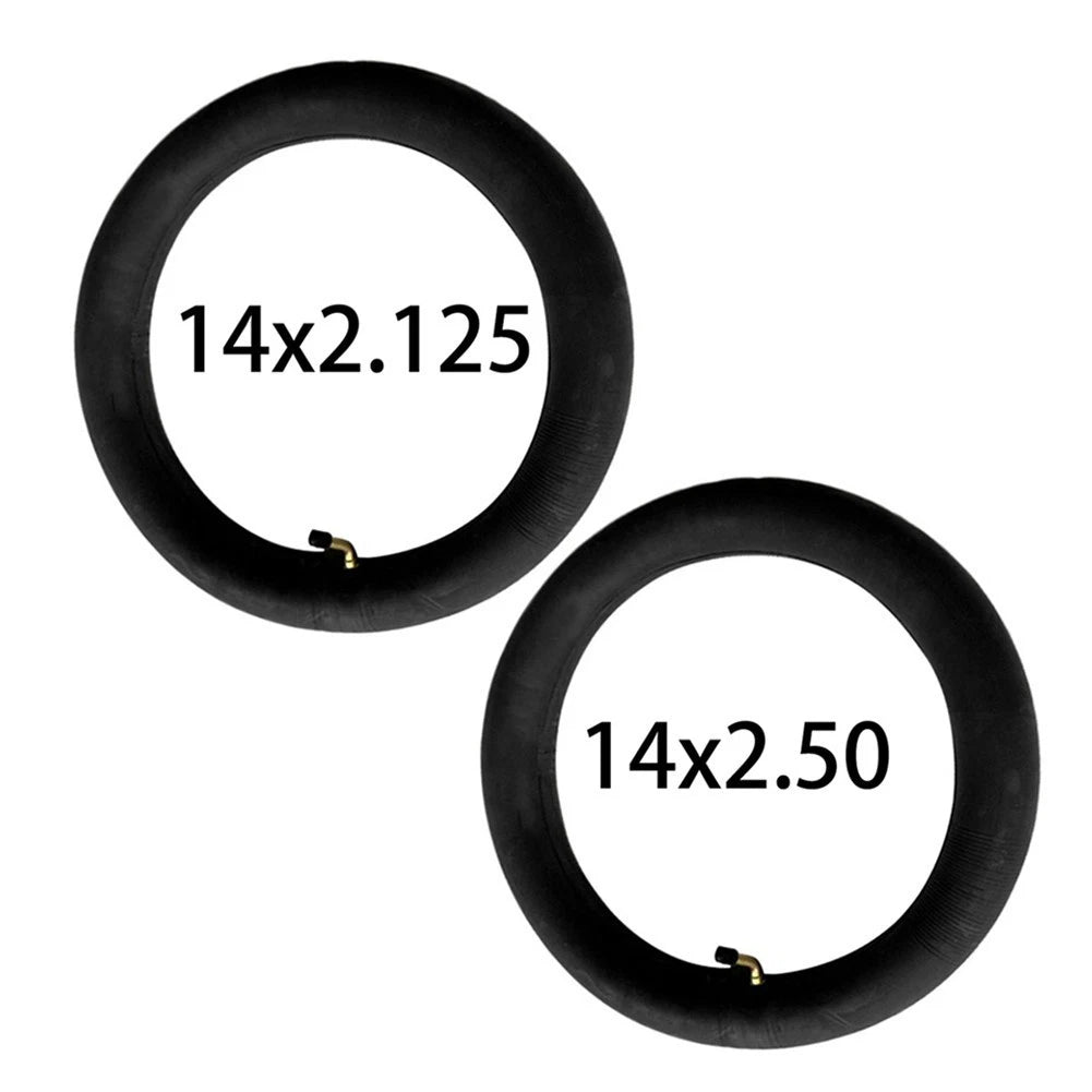 Inner Tube 14x2.125/2.50 for Electric Bicycle (Replace Bent Valve Stem)