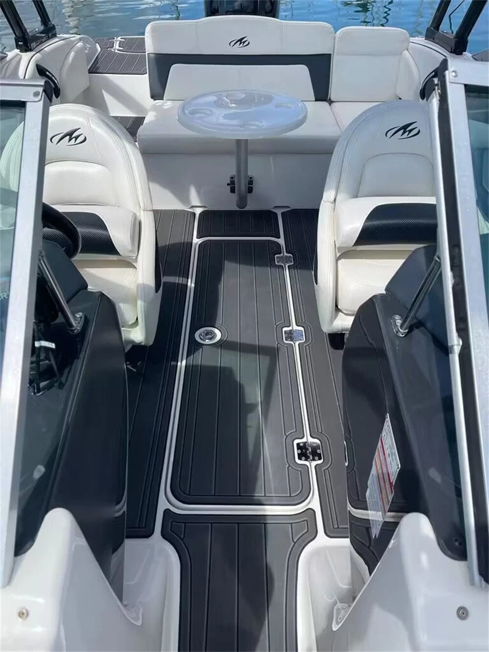 EVA Foam Faux Teak Deck Floor Mat for Monterey 197 FS (2018)