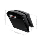 5" Stretched Hard Saddlebags for Harley Touring Electra Street Glide (1993–2013)