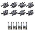 Set of 8 NGK COP Ignition Coils & Nickel Spark Plugs for GMC Savana 1500 (2003–2023)