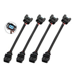 Set of 4 Fuel Injector Conversion Jumper Harness OBD1 to OBD2 for Honda Civic Integra