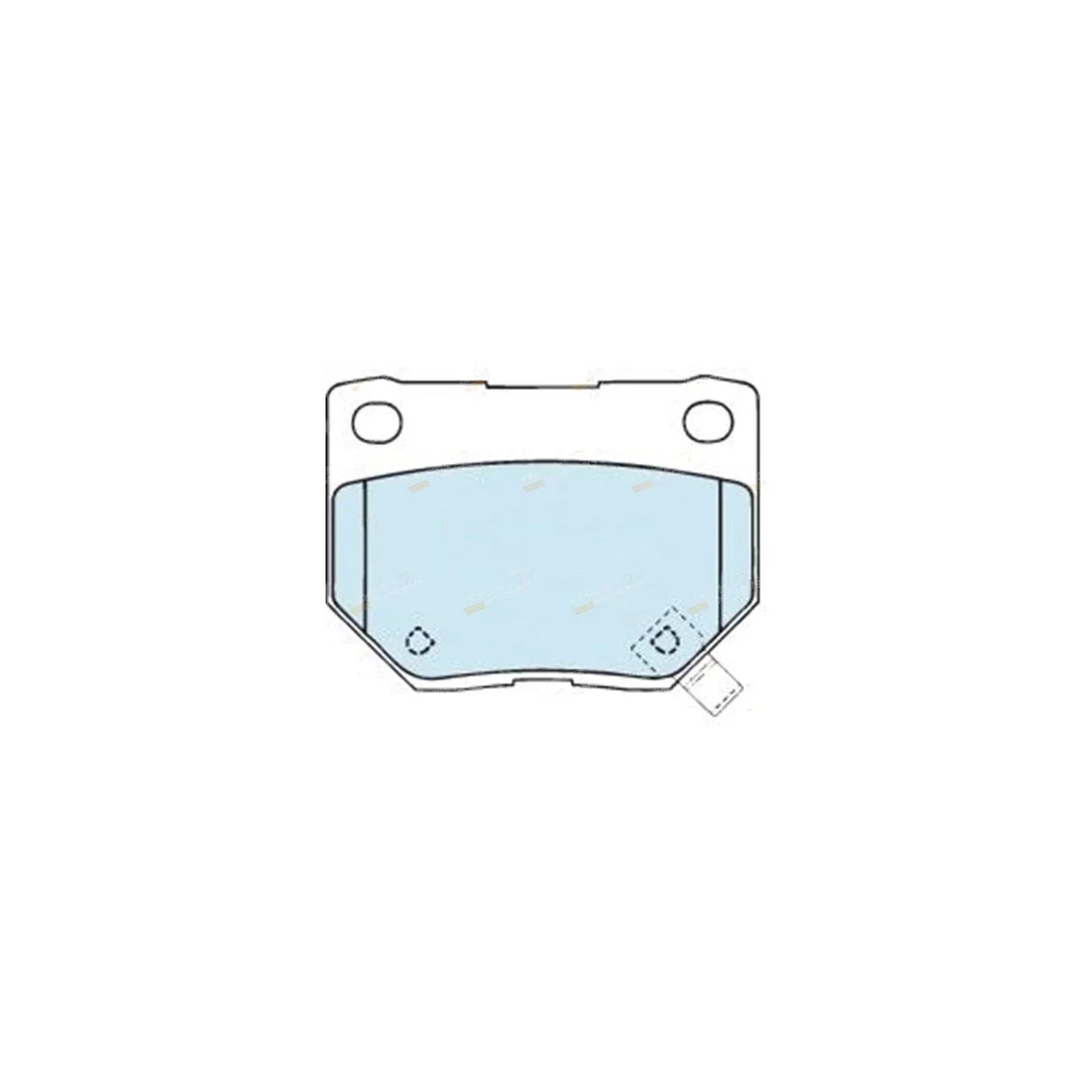 Rear Disc Brake Pad Set for Subaru Impreza WRX 2.0L EJ20T Turbo (2001 - 2005)