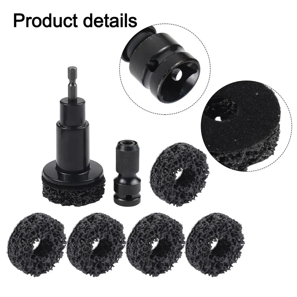 8PCS / Automotive Rust Removal Tools for Hub Shafts and Brake Disc Cleaning