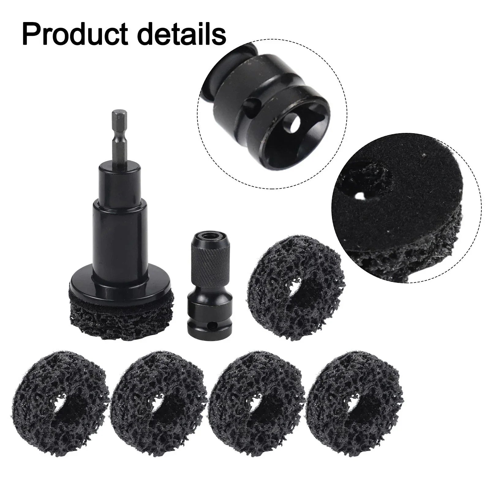 8PCS / Automotive Rust Removal Tools for Hub Shafts and Brake Disc Cleaning