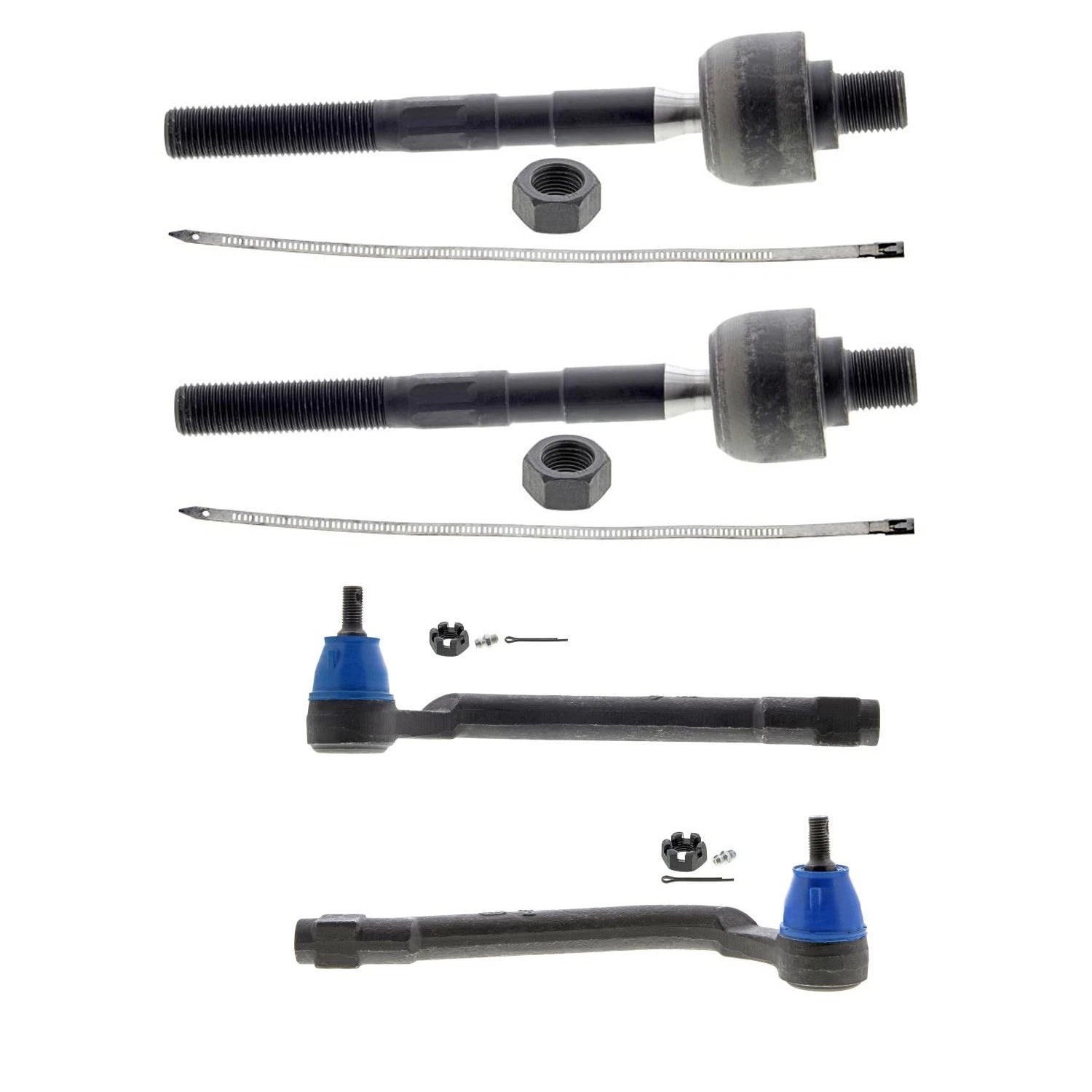 Steering Tie Rod Ends Kit for Hyundai Elantra (2007–2012) - Mevotech Supreme