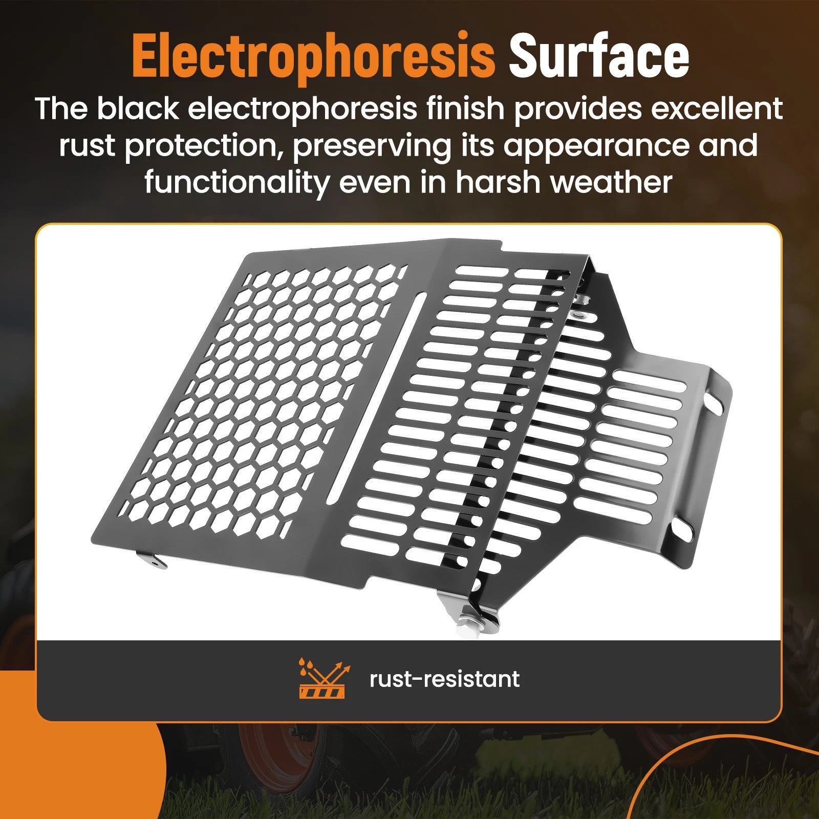 Heavy Duty Brush Guard Insert for Kubota MX4800 MX5200 MX5400 (2014–2023)