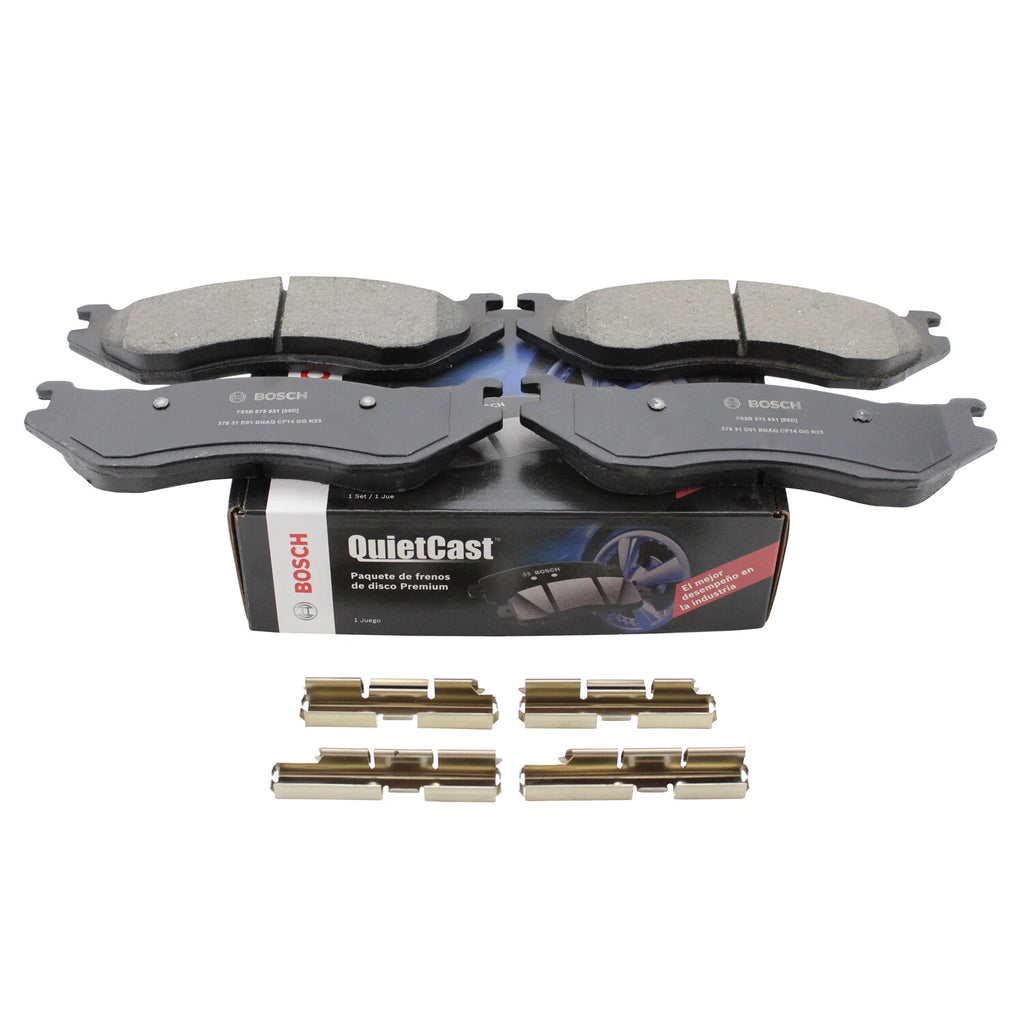 Bosch QuietCast Front Ceramic Brake Pads for Dodge Durango Ram 1500 (2002–2023)