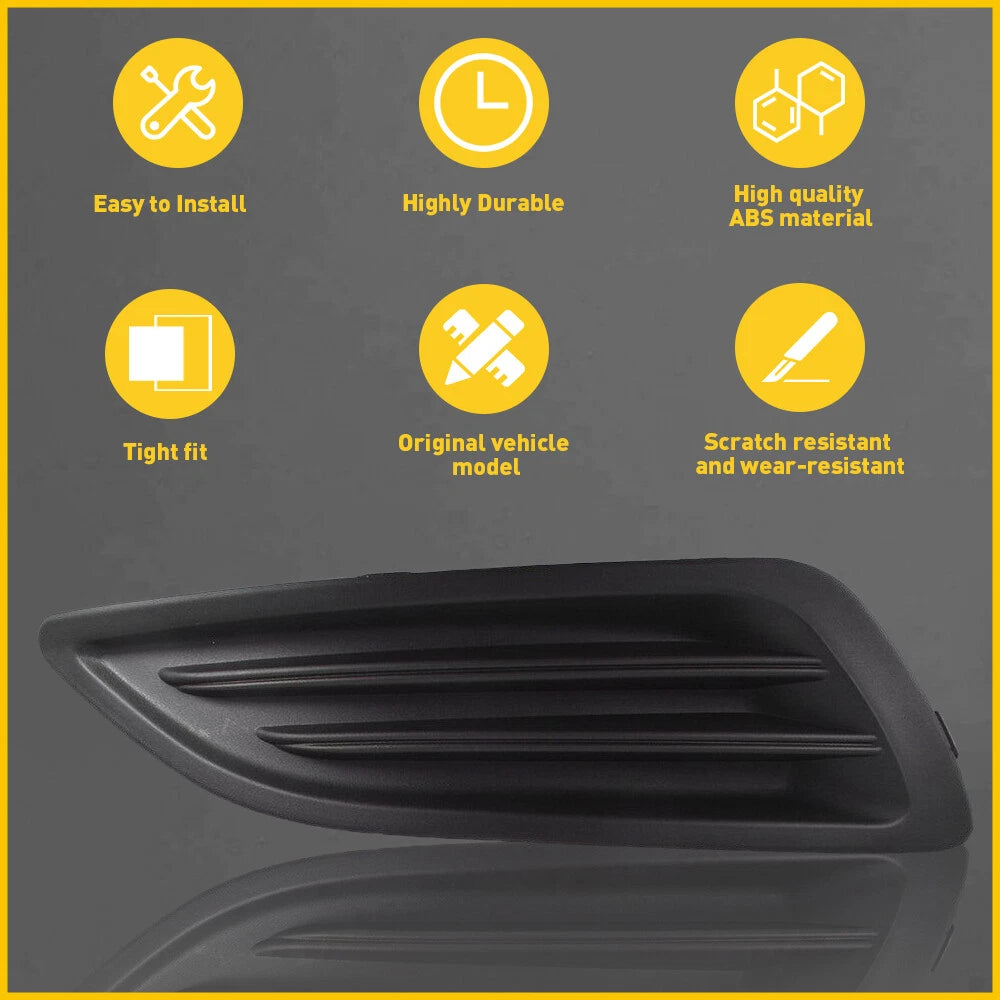 Pair Front Bumper Fog Lights for Ford Fiesta (2014â2019)