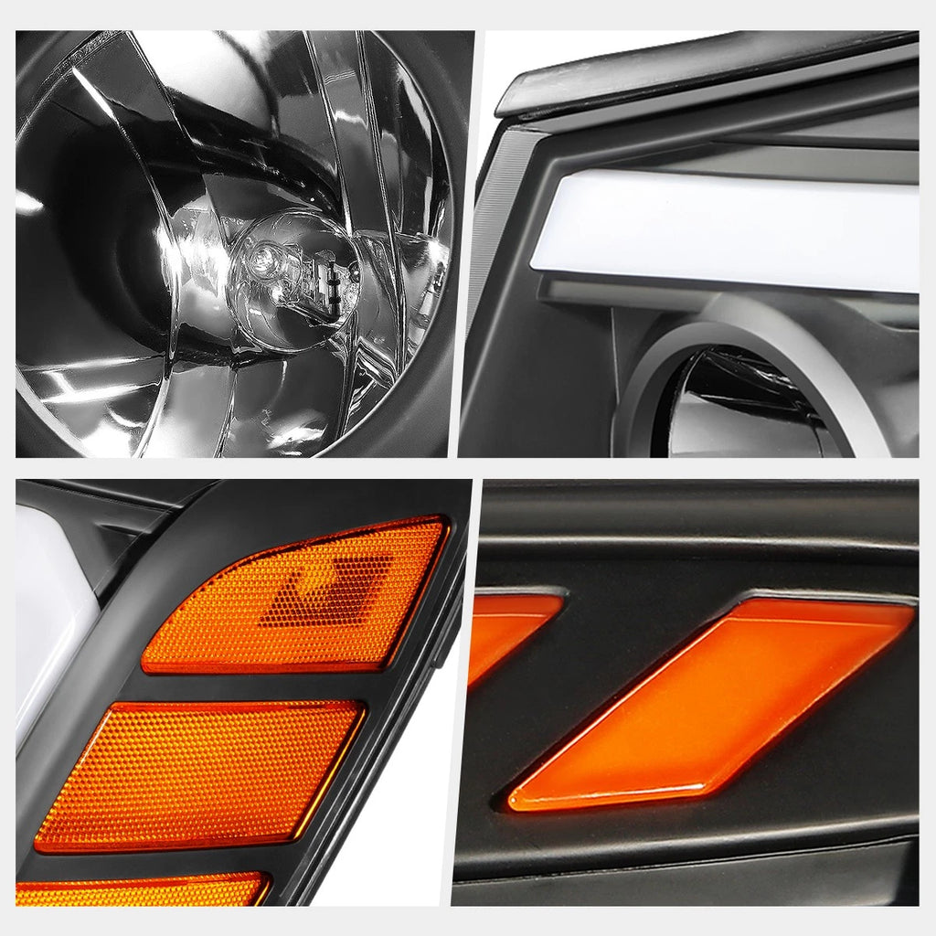 LED DRL Turn Signal Projector Headlight for Titan/Armada (2004–2015)