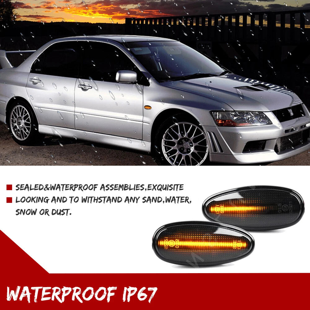 Smoke LED Side Marker Light for Mitsubishi Outlander Lancer EVO (2003–2021)