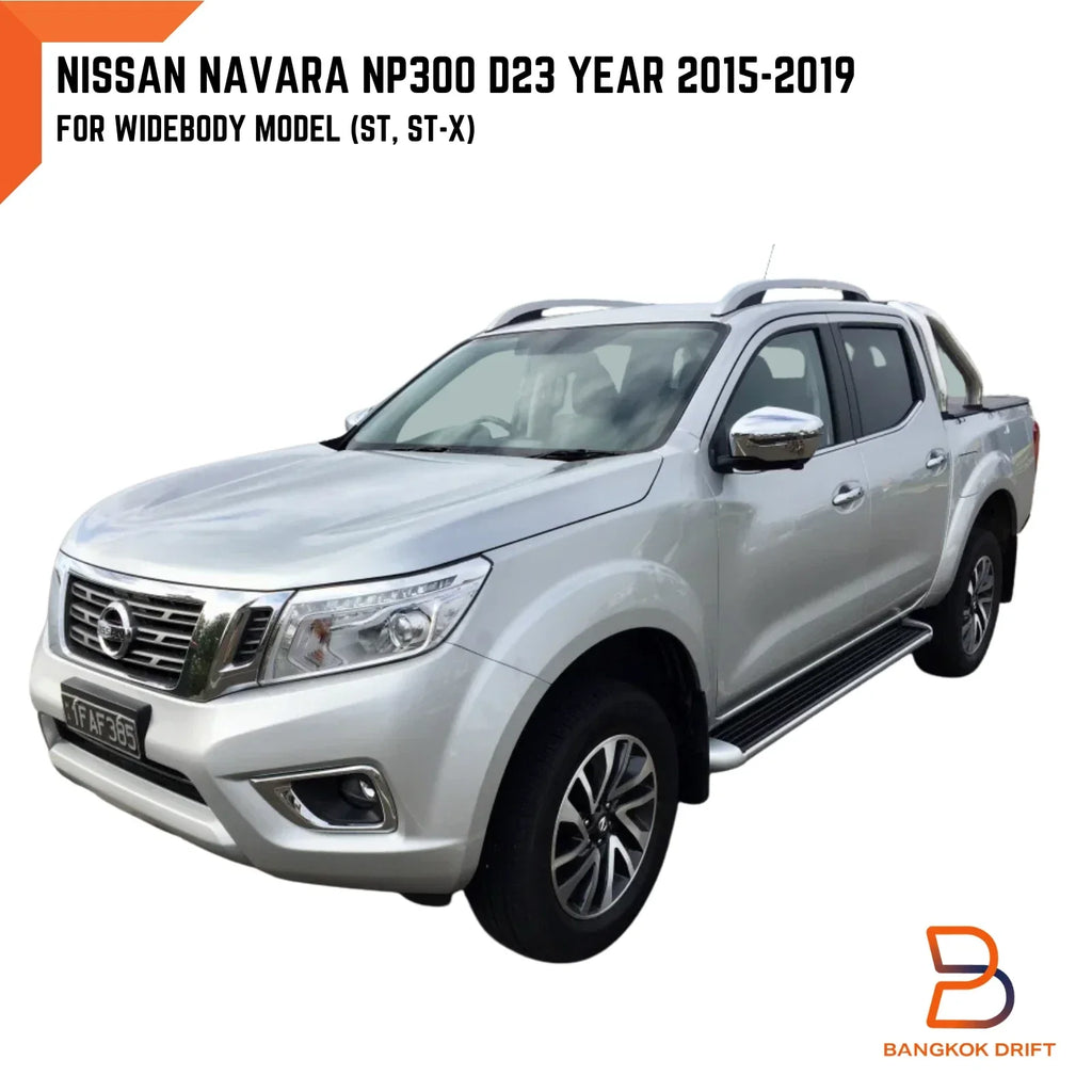 Wheel Arch Flares QX1 Pearl White for Nissan Navara D23 Ute ST ST-X (15-19)