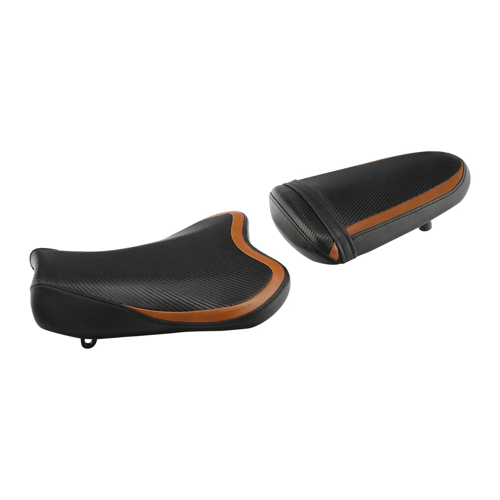 Black Brown Rider Driver Passenger Seat for Suzuki GSXR1000 (2005-2006)