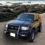 Grill Headlight Brush Guard for Toyota 4-Runner (1999–2002) Powder-Coated Black