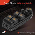 Front Left Power Window Switch for BMW 525i 530i 545i (2004-2007)