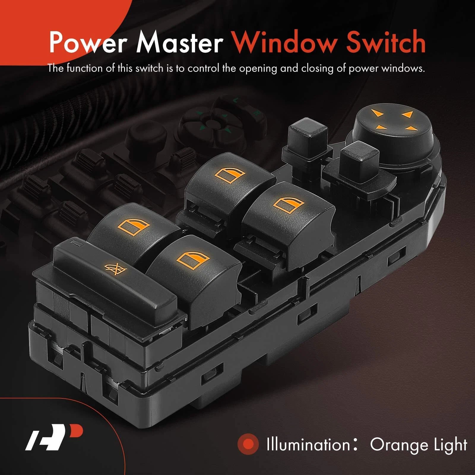 Front Left Power Window Switch for BMW 525i 530i 545i (2004-2007)