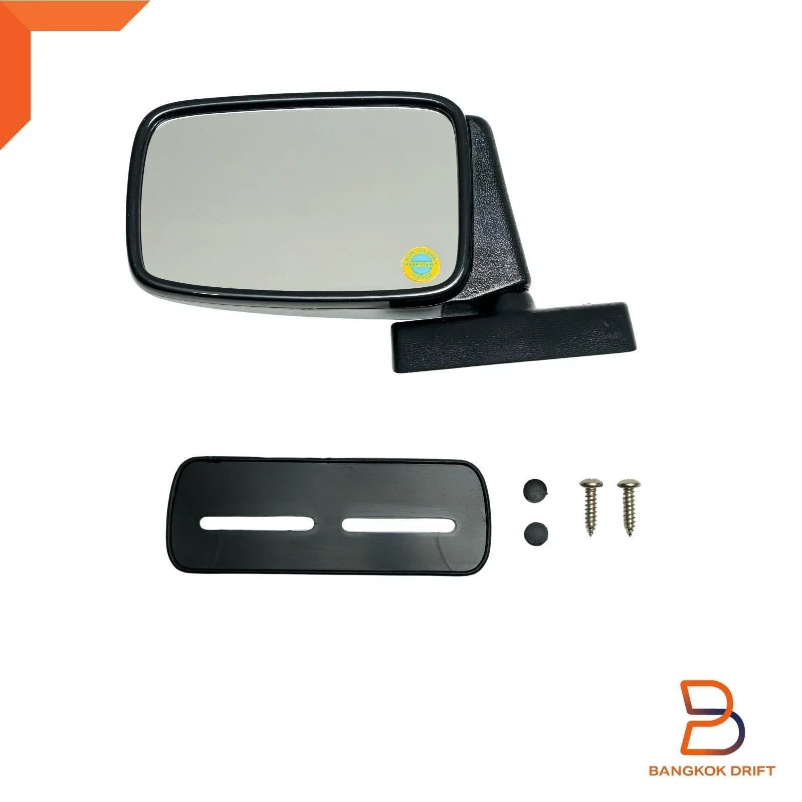 Universal Non-Glare Rear View Side Door Mirror for Cars & Trucks