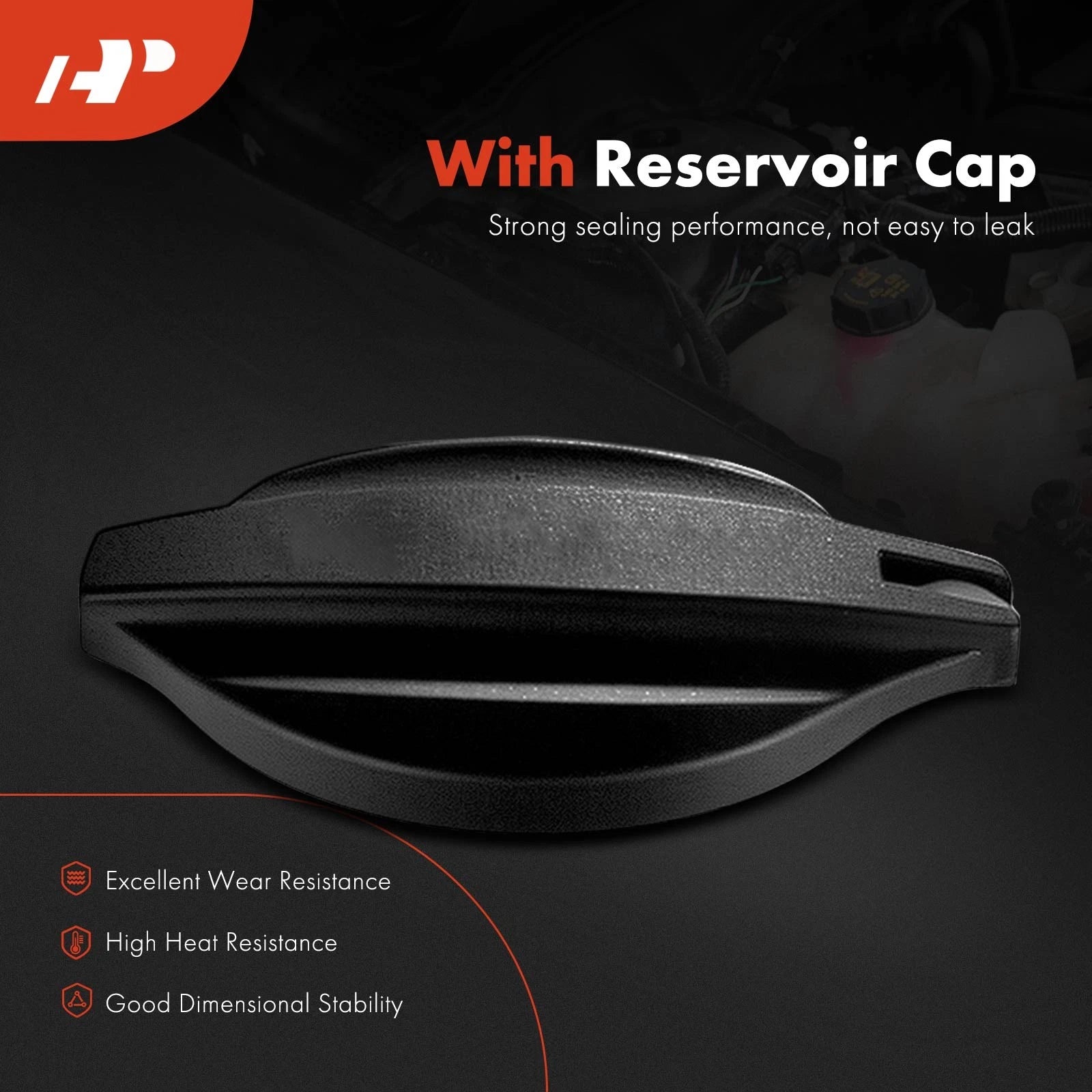 Engine Coolant Reservoir w/Cap for Hyundai Sonata (2011–2014) Kia Optima (2011–2014)