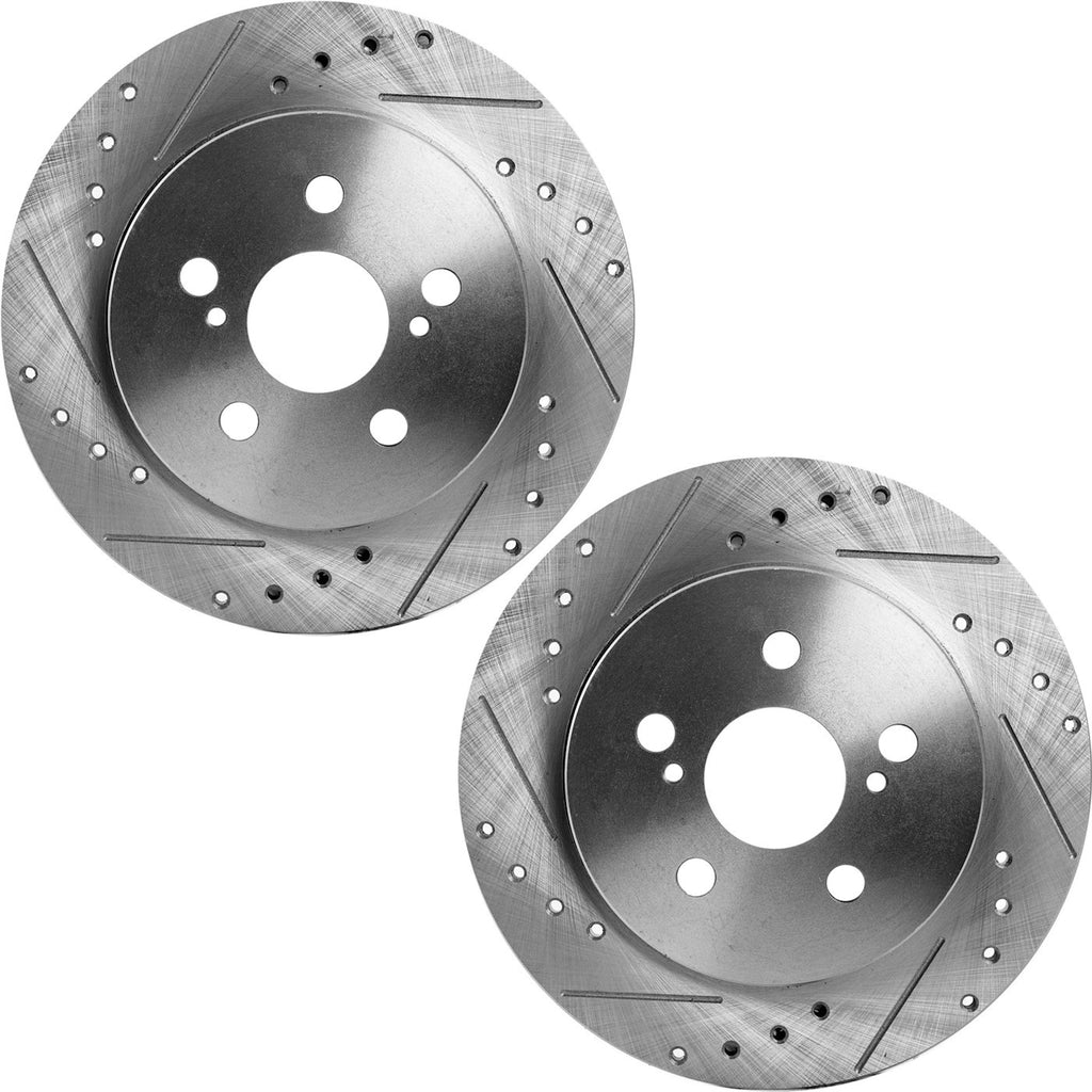 Rear Brake Disc Rotors for Toyota Corolla, Prius Prime, Lexus CT200h