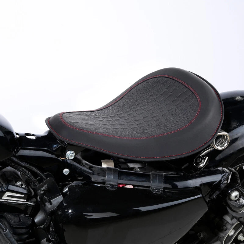 Solo Rider Driver Seat for Harley Sportster XL883 1200 48 72 (2004–2022)
