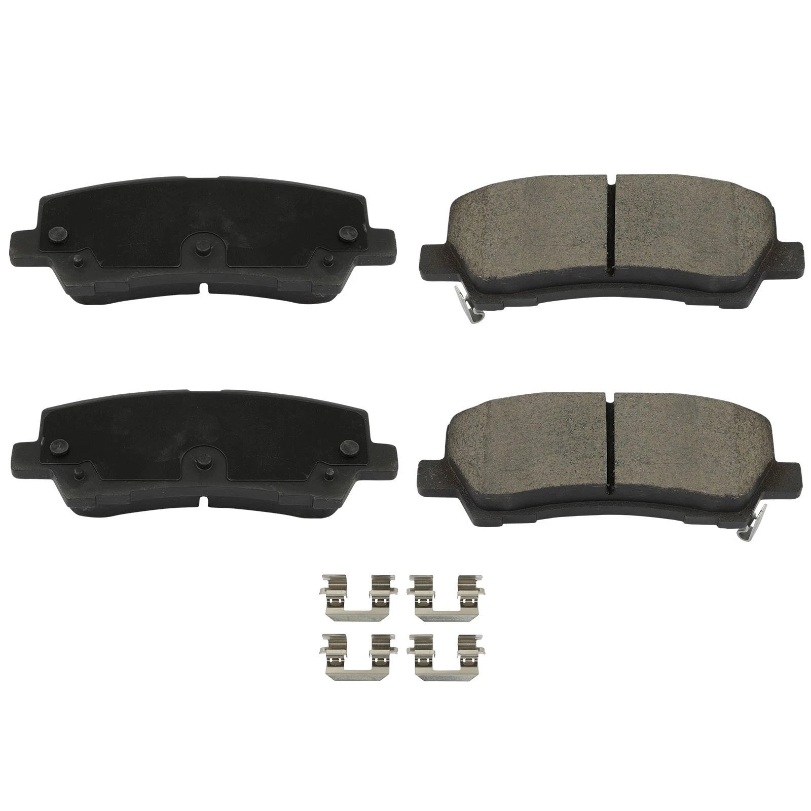 2X Rear Brake Pads w/ Hardware for Ford Mustang (2015–2018) RWD