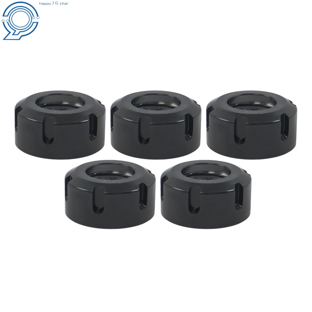 Set of 5 ER32 Nuts for CNC Milling Clamping