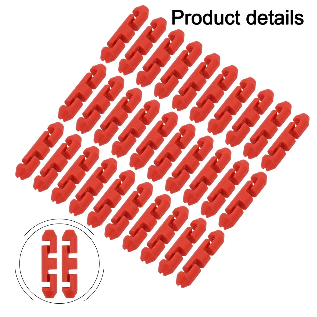 30PCS Nylon Auto Stopper Beads for Fishing Gear