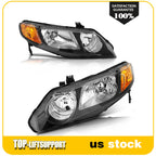 Headlight Assembly for Honda Civic Sedan (2006–2011) Left + Right