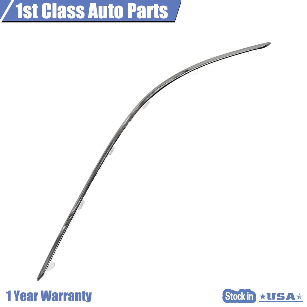Front Right Bumper with Chrome Trim for Mercedes C250 C350 (2012–2015)