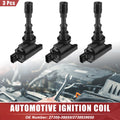 3X Ignition Coil for Kia Sedona (2002–2005) No. 2730039050 Black
