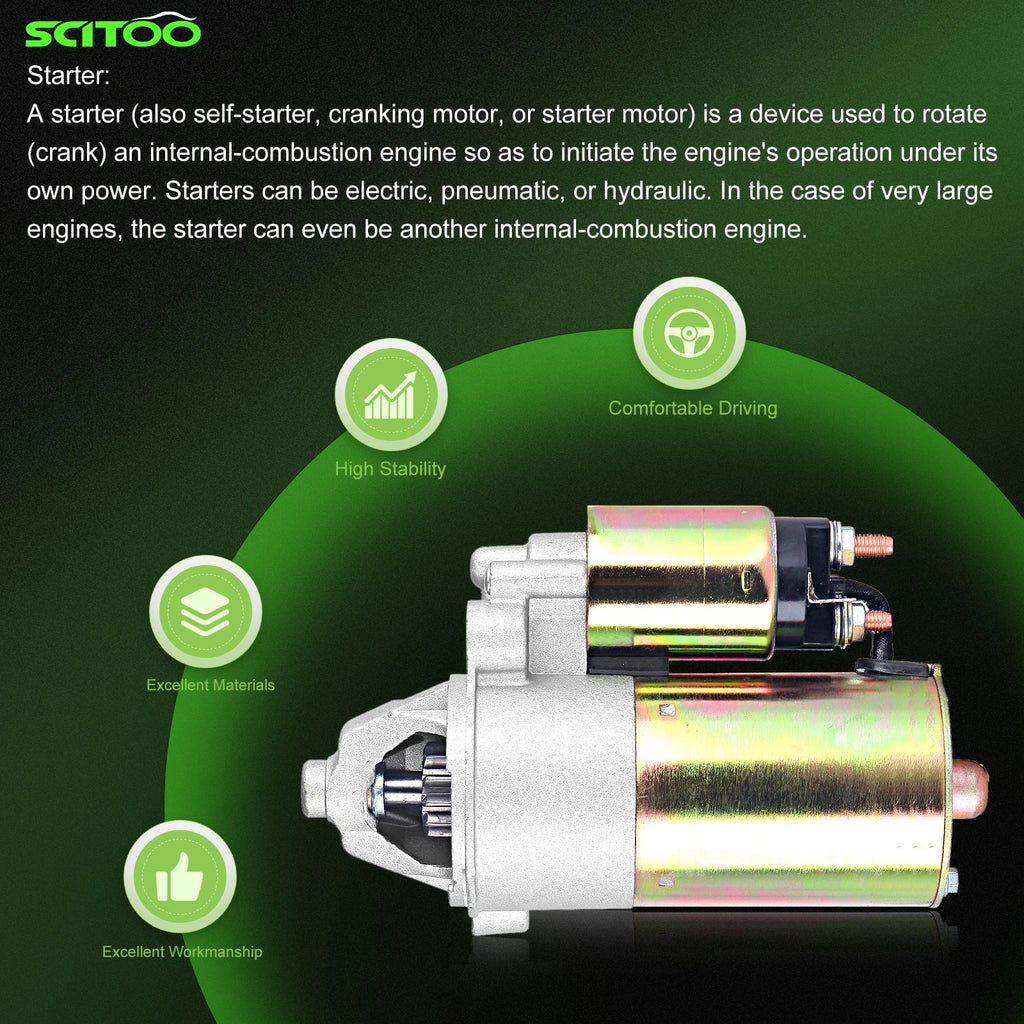 Starter for Ford Taurus (2000–2007) & Mercury Sable (2000–2005) 3.0L 6642