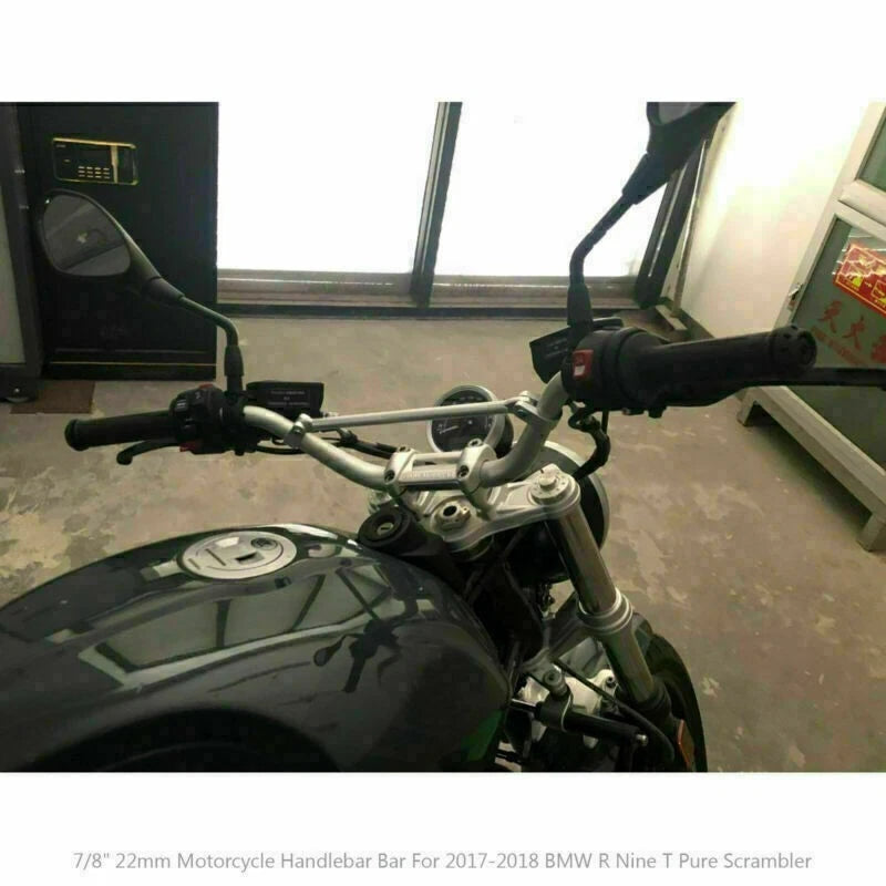 22mm R Motorcycle Handlebars for BMW C (2017–2018) SP Drag 7/8" High-Rise