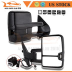 Power Heated Turn Signal Towing Mirrors for Silverado Sierra (2007–2013)