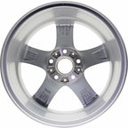7.5J Painted Silver Alloy Wheel Replacement for Kia Sorento (2003–2009)