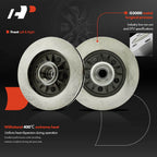 Front Disc Brake Rotor & Ceramic Pad Set for Ford F-150 (2000-2003)
