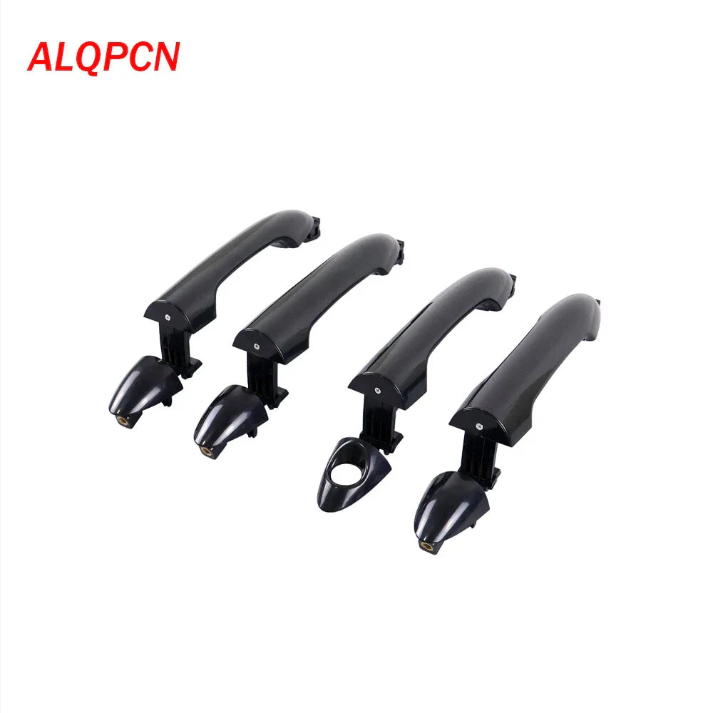 4 Pcs Door Outer Handle for Kia Picanto (2018-2022) Black