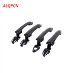 4 Pcs Door Outer Handle for Kia Picanto (2018-2022) Black