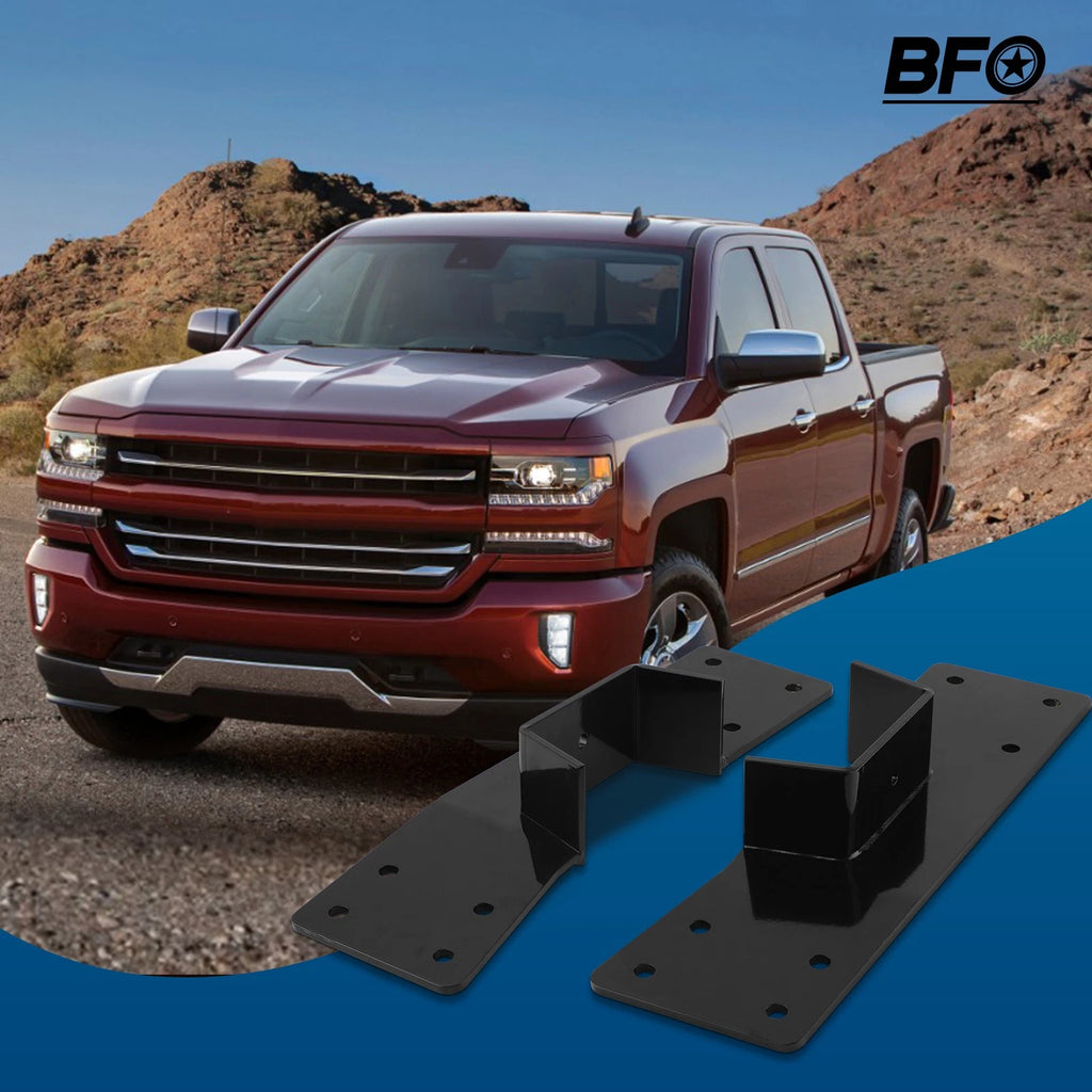 2" Front Drop Spindles & 6" Rear Axle Flip Kit for Chevy Silverado 1500 (1999–2006)