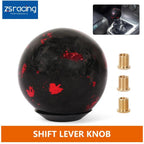 Universal Carbon Fiber Manual Gear Shift Knob Shifter