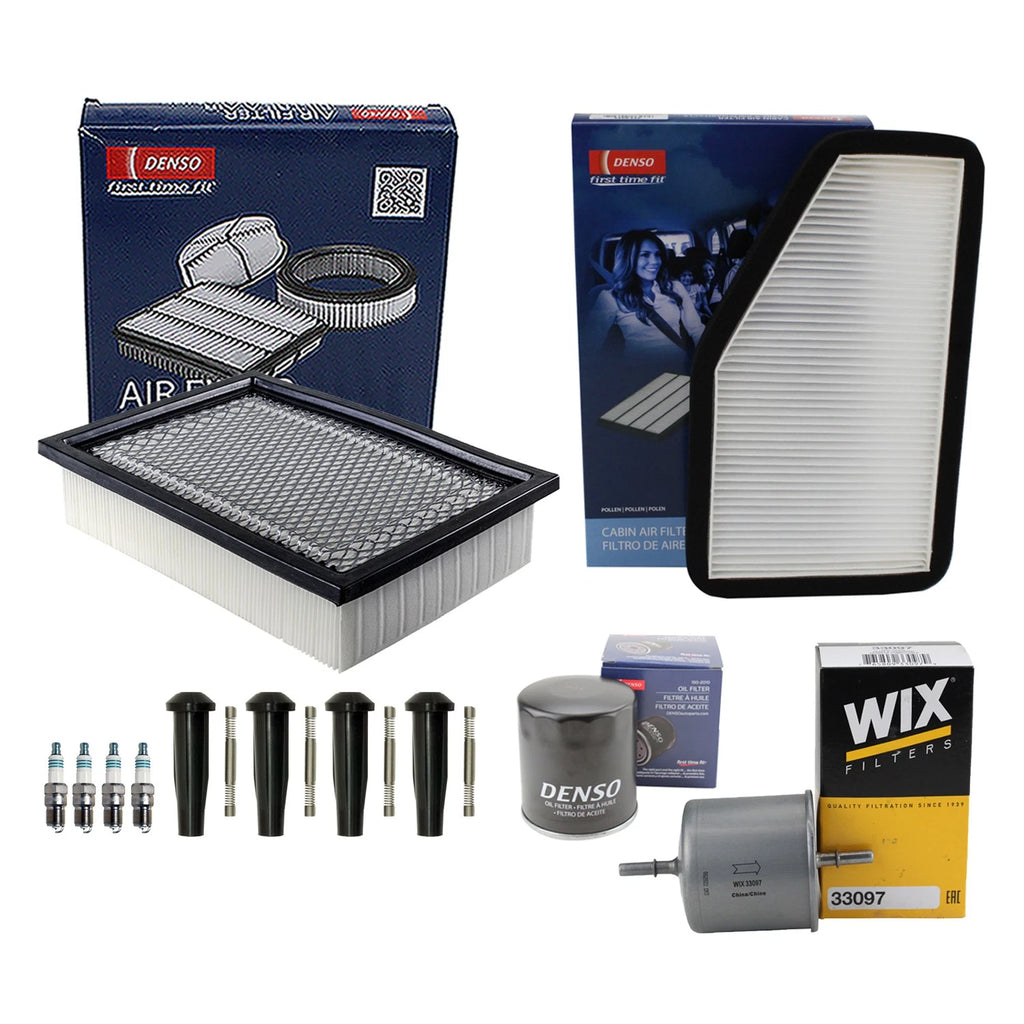 Tune Up Kit 4 Spark Plugs & Boots for Ford Escape Mariner (2001–2010)