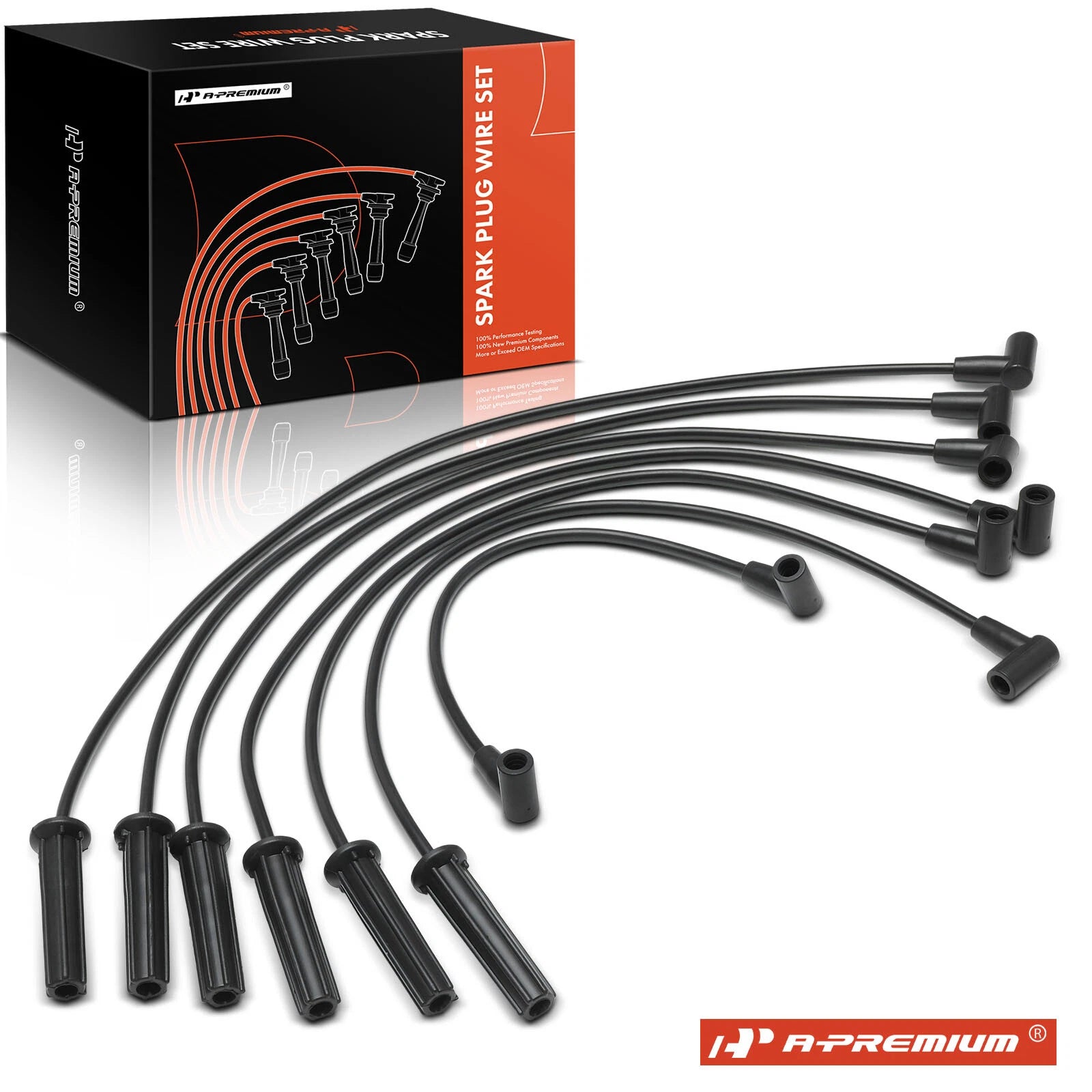 Spark Plug Wire Set for Chevy Camaro Jeep Cherokee Buick GMC Olds 